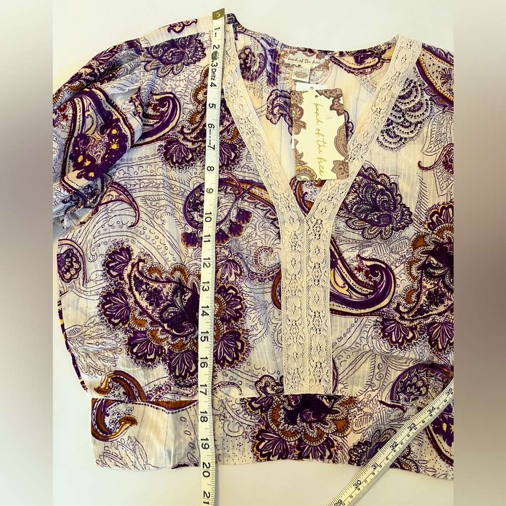 Band of the Free Mirabelle Crop Top L NWT - Picture 9 of 11